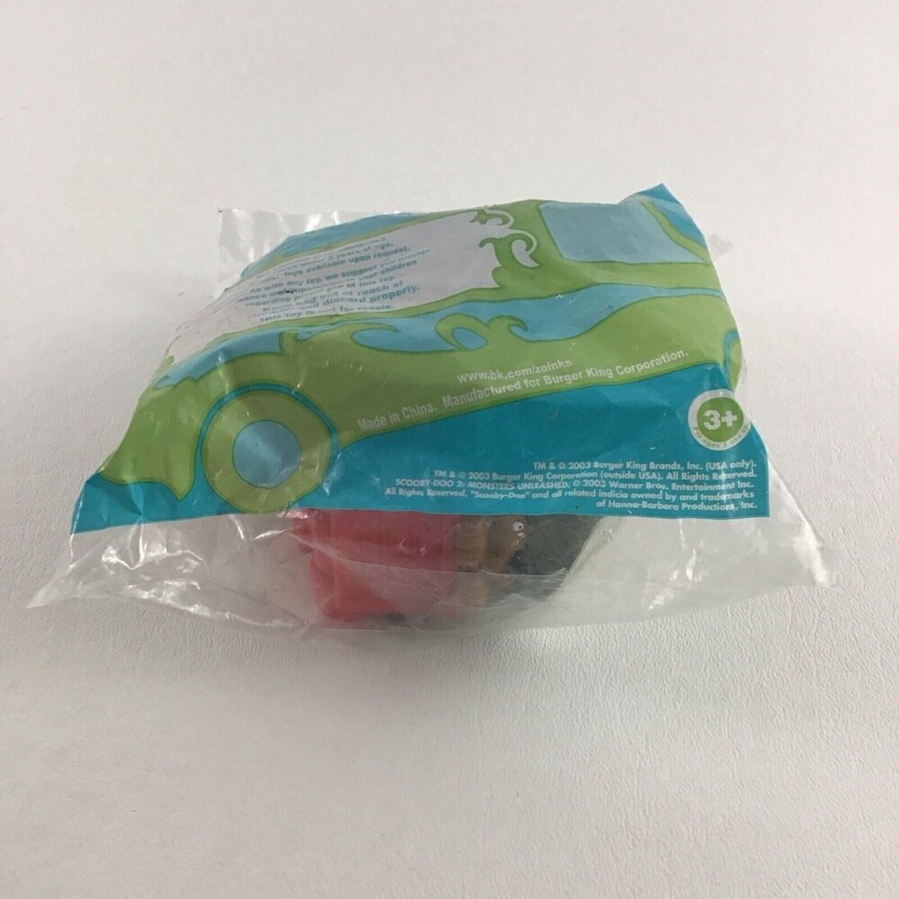 Scooby Doo Monsters Unleashed Burger King Toy Launching Minecart New Sealed 2003 - Picture 2 of 6